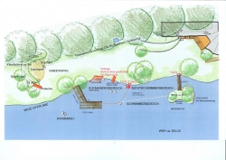 Plan Badeteich Schwarzenau