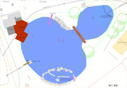 Plan Badeteichanlage Echsenbach