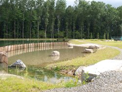 Kleinkinderbereich Badeteich Hirschbach